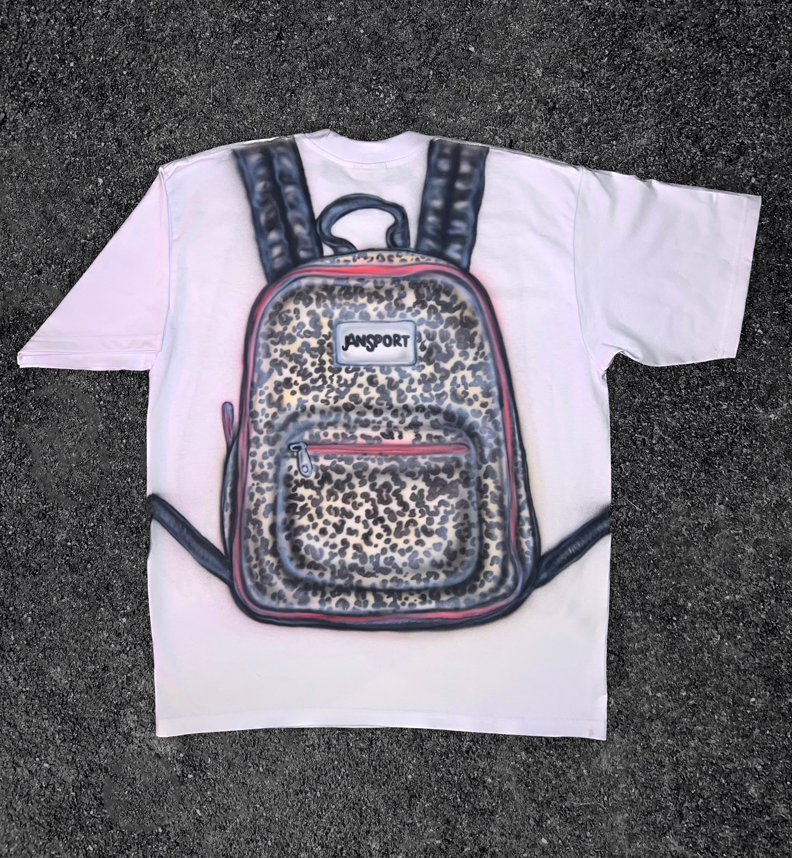 Jansport Cheetah Backpack Tee For Posse