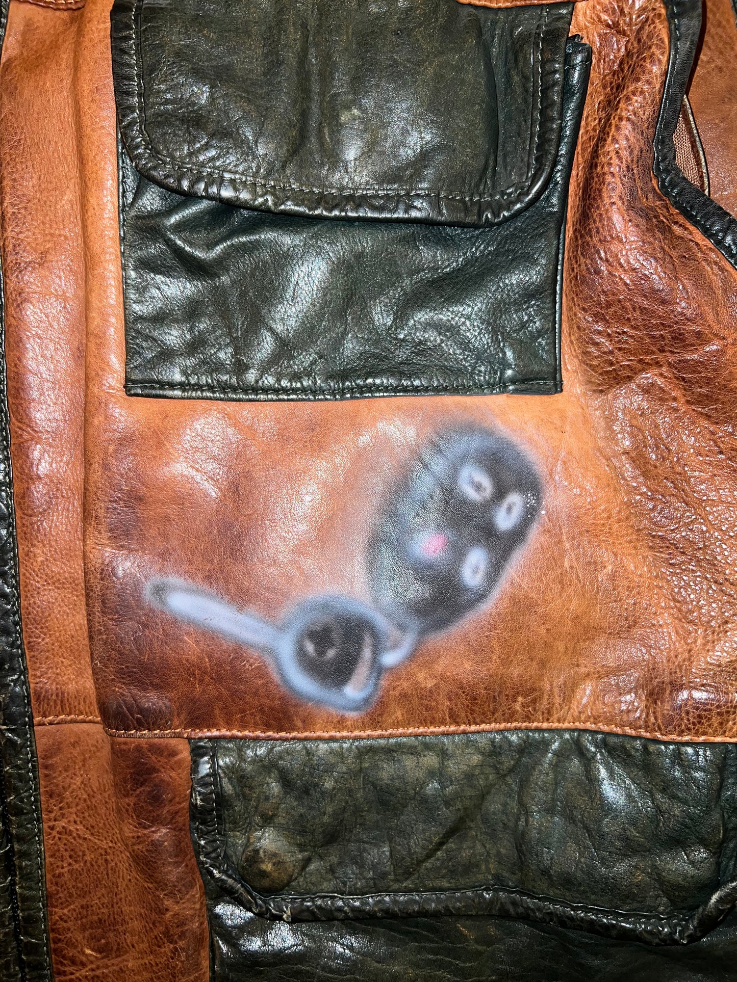 Vintage Leather Sopranos Vest