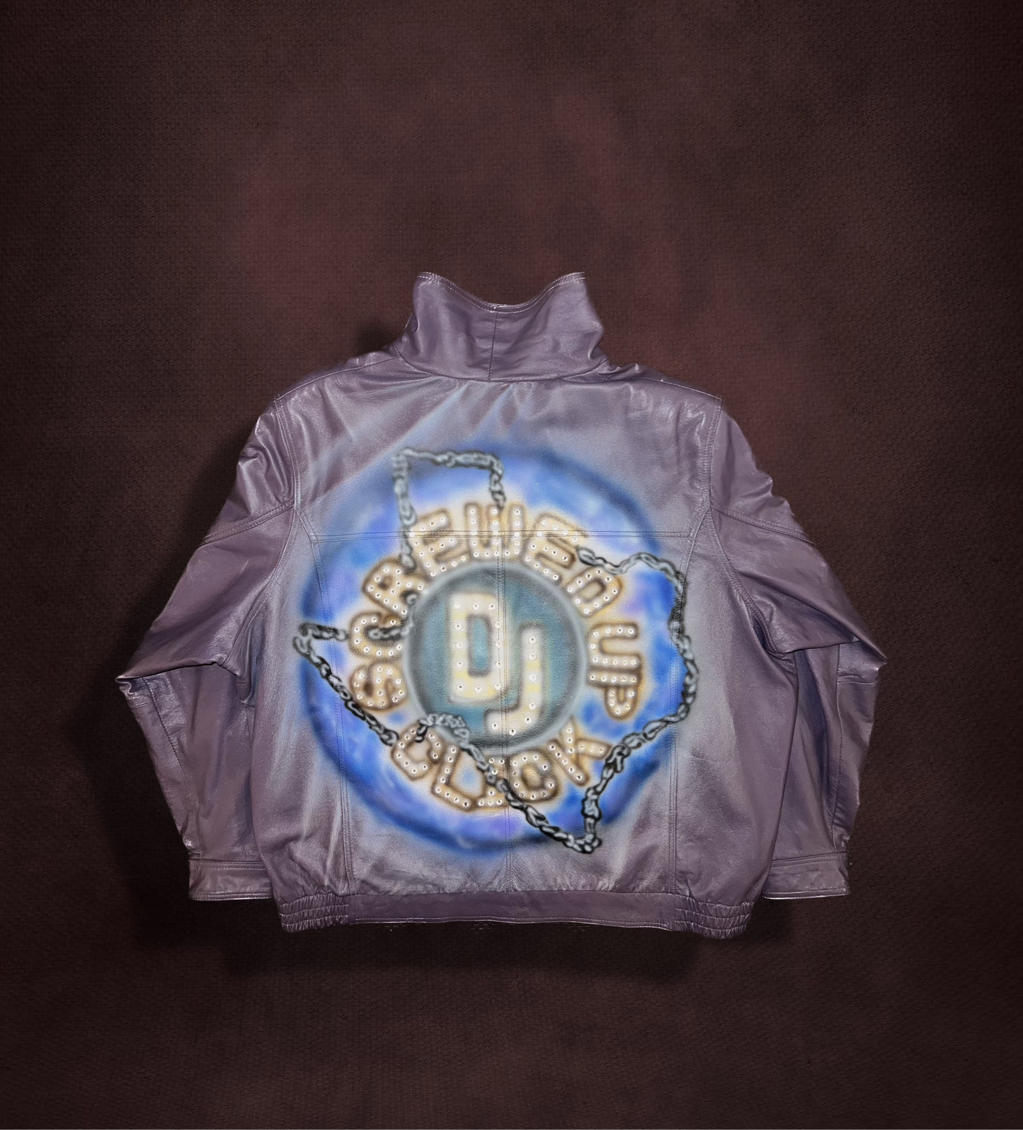 Vintage Leather Moto Jacket- DJ Screw