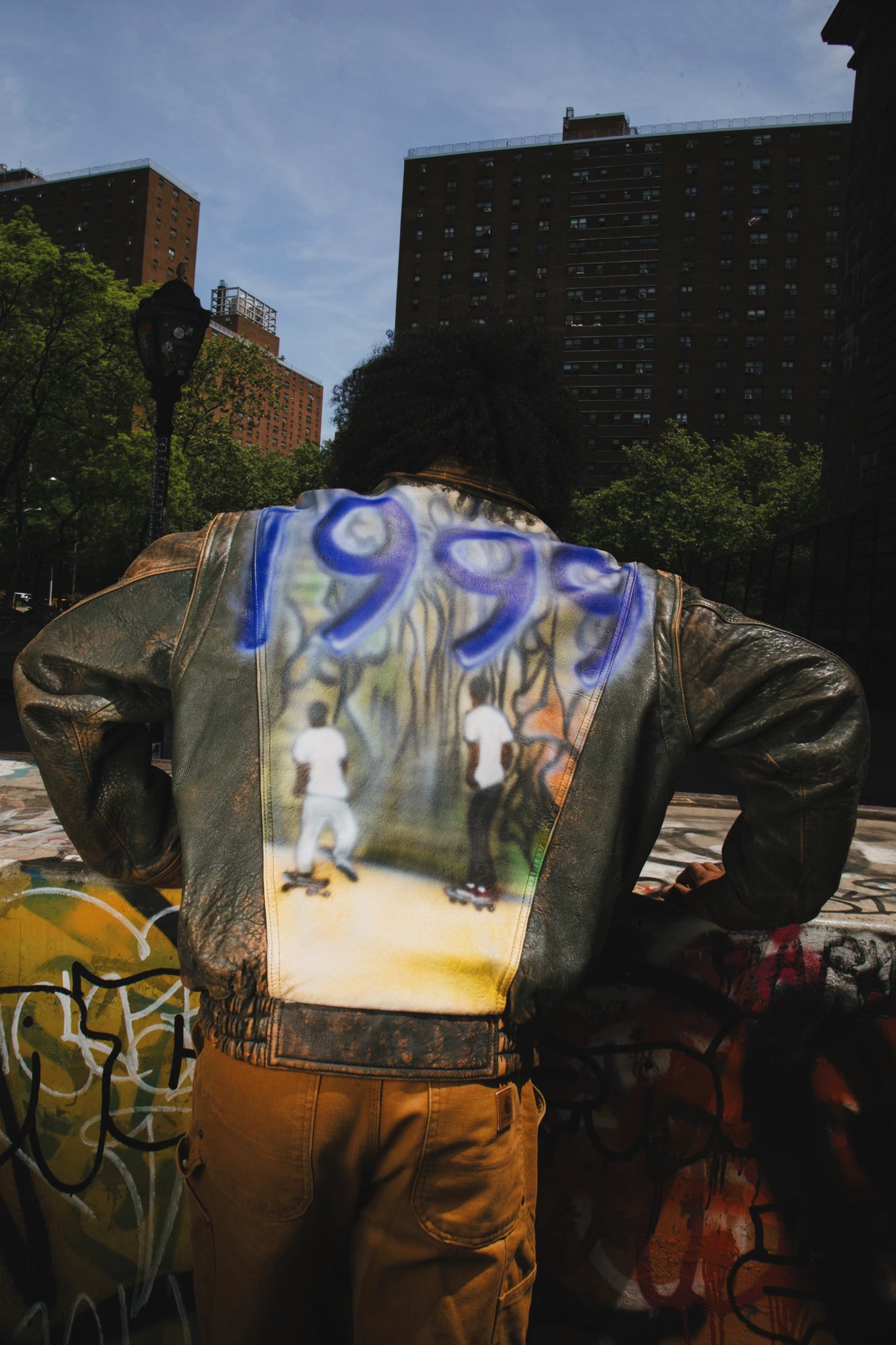 Vintage Leather Jacket - 1999 Joey Bada$$