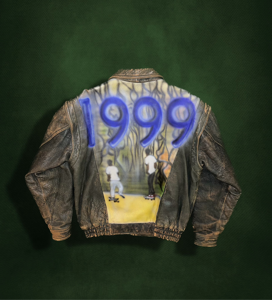 Vintage Leather Jacket - 1999 Joey Bada$$